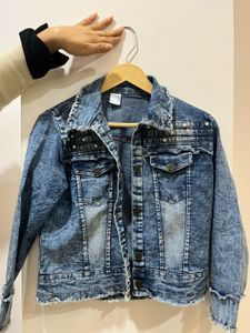 Distressed Denim Jacket