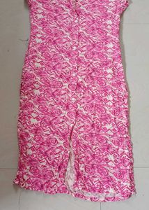Beautiful Pink Printed Kurta