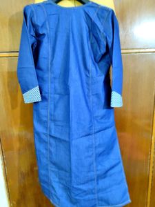 Blue Patterned Kurti