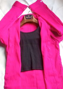 A Stylish pink Shirt &amp; Tank top for women