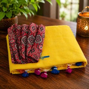 🌼 Sonali Utsav Mul Cotton Saree 💛