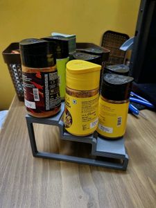 Grey 3-Tier Display Stand