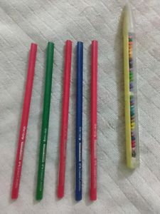 36 Colours In One + 5 Super Dark Pencils With Tape