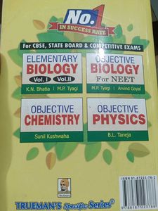 Trueman's Elementary Biology Vol. I