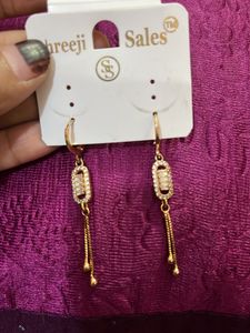 combo Elegant Gold Plated Drop Earrings
