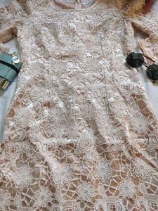 Elegant Lace Mini Dress