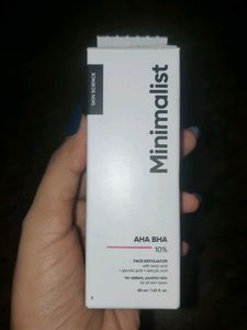 Minimalist AHA BHA 10% Face Exfoliator