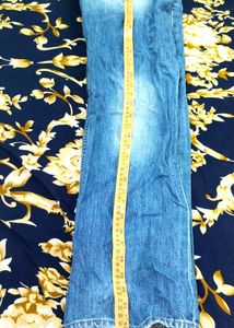 Jeans designer unique piece Blue XXL,Free