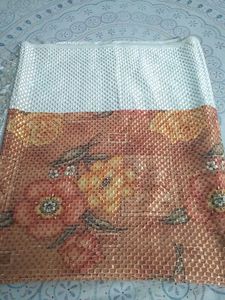 Silk Floral Print single bed bedsheet
