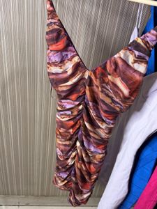 Ruched Bodycon Mini Dress