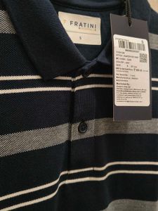 FRATINI Striped Polo T-Shirt