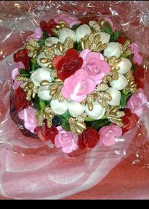 New Beautiful Flower Hair Bun