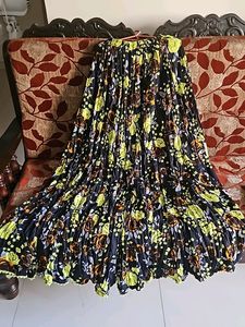 Floral Printed Long Skirt