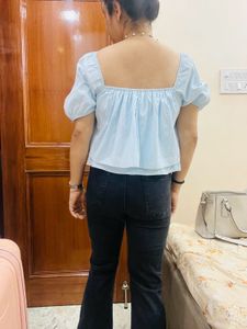 girly blue top🧿🧿🧿