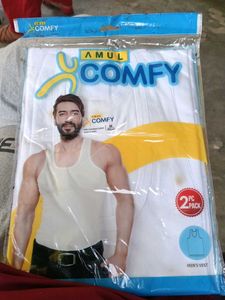 Amul Comfy Men's Cotton Vest (Sleeveless) | 2 Piec