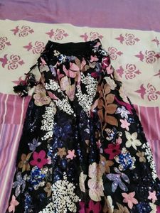 Stunning Sequin Floral Lehenga Choli