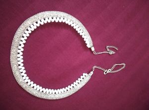 Artificial Silver Necklace.