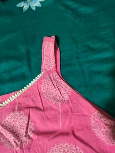 Cute Pink Dandelion Print Dress