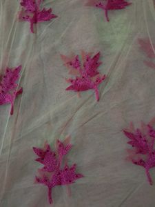 Elegant Pink Embellished Saree