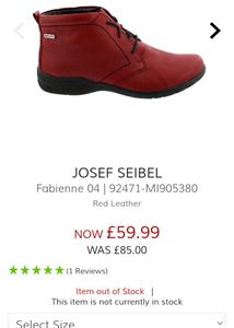 🎇Diwali Offer🎇100%Geniune leather Red Ankle Boot