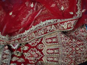 Red &amp; Gold Bridal Lehenga