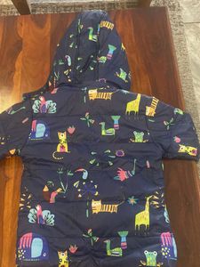 Kids Puffer Jacket Animal Print