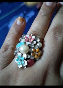 floral rings1+1free