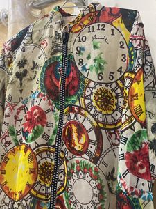 Unique Clock Print kurti