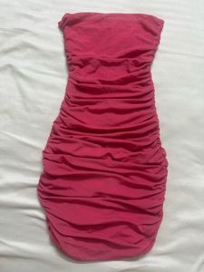 Pink Bodycon Mini Dress
