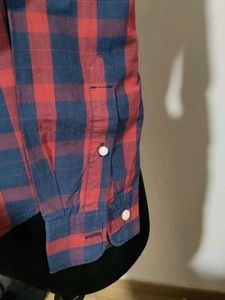 Levi's Red &amp; Navy Checkered Shirt