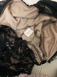 Elegant Black Lace Corset Top