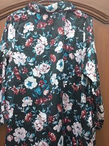 Floral Satin Nightshirt