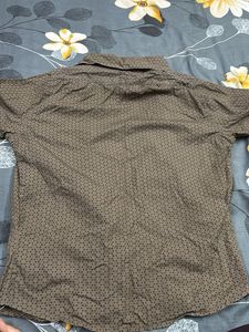 Brown Patterned Shirt