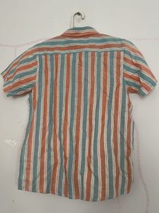 Men's Striped Short Sleeve Shirt