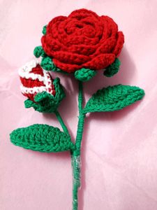 Crochet Rose Flower