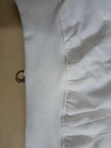 White Zip-Up Hoodie