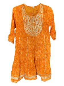 Bandhani Kurta Chunni Salwar Set