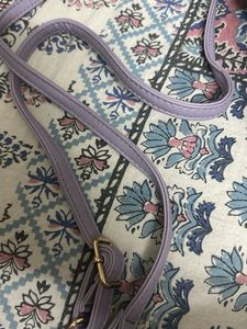 Chic Lavender Top Handle Bag