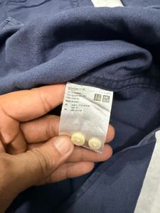Uniqlo Navy Blue Button Down Shirt