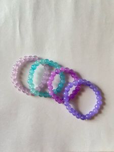 Glass Beaded Bracelets Set