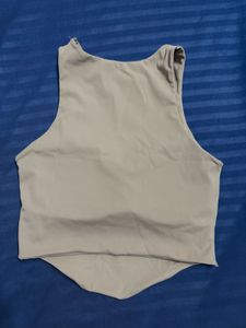 Beige Tank Top padded
