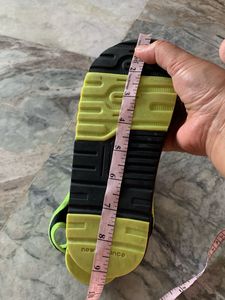 New Balance Black &amp; Neon Sandals