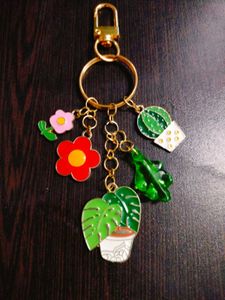 Cute Plant &amp; Flower Keychain