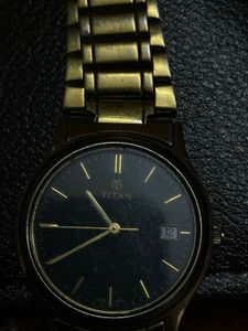 Titan Analog Watch - Classic Gold Tone