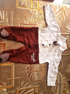 Baby Romper With Bow Very Cute  Can Be Worn By Bot