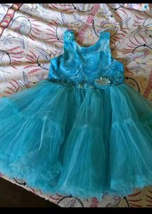 Beautiful Blue Tulle Dress