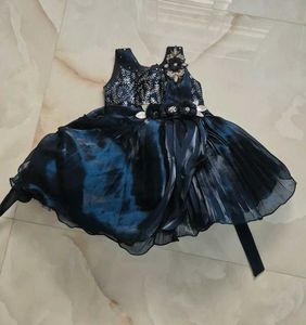 Elegant Blue party wear frock