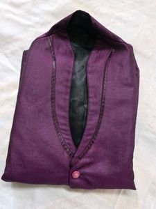 Purple Ethnic Jacket with pant