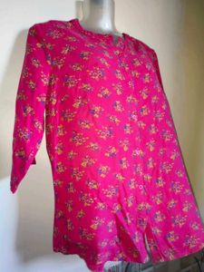 🎁Buy 1, Get 1 Free🎁  Size M/L Floral Pink Top