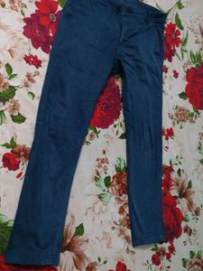 pack of 2 Blue Slim Fit Casual Pants